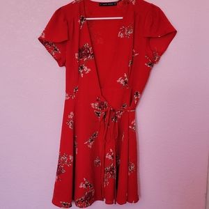 Floral Wrap Dress